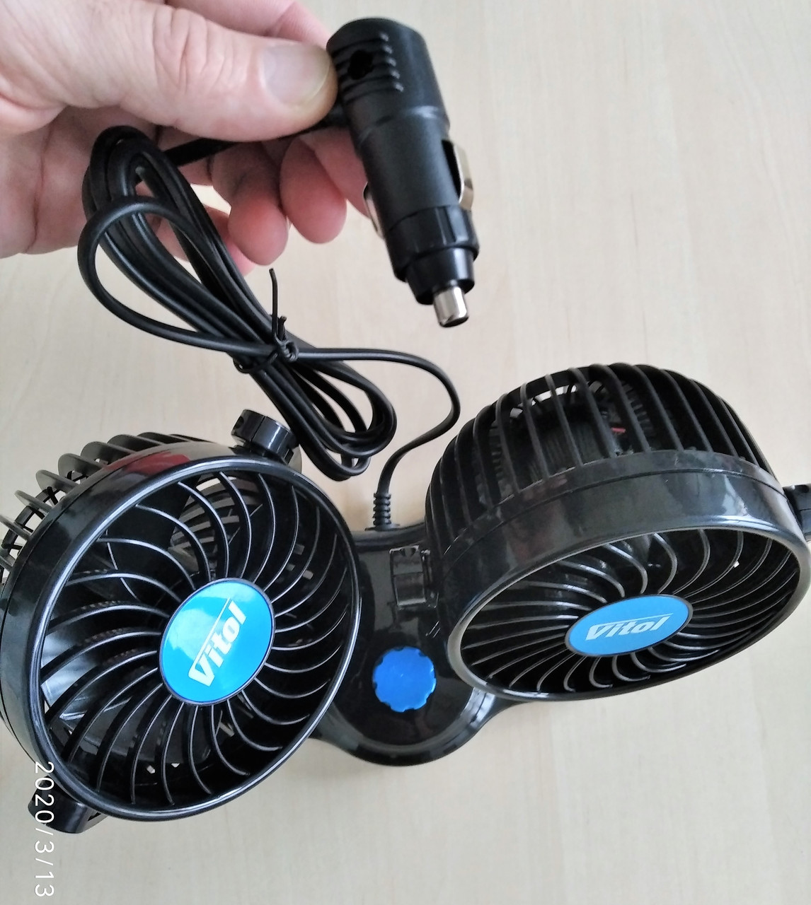 Купить Вентилятор в салон автомобиля Vitol HX-T303-1 12В, двойной ...