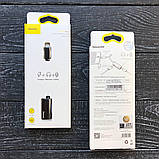 AUX-адаптер BASEUS L37 Lightning Male to 2-Lightning Female 0.12m, фото 2