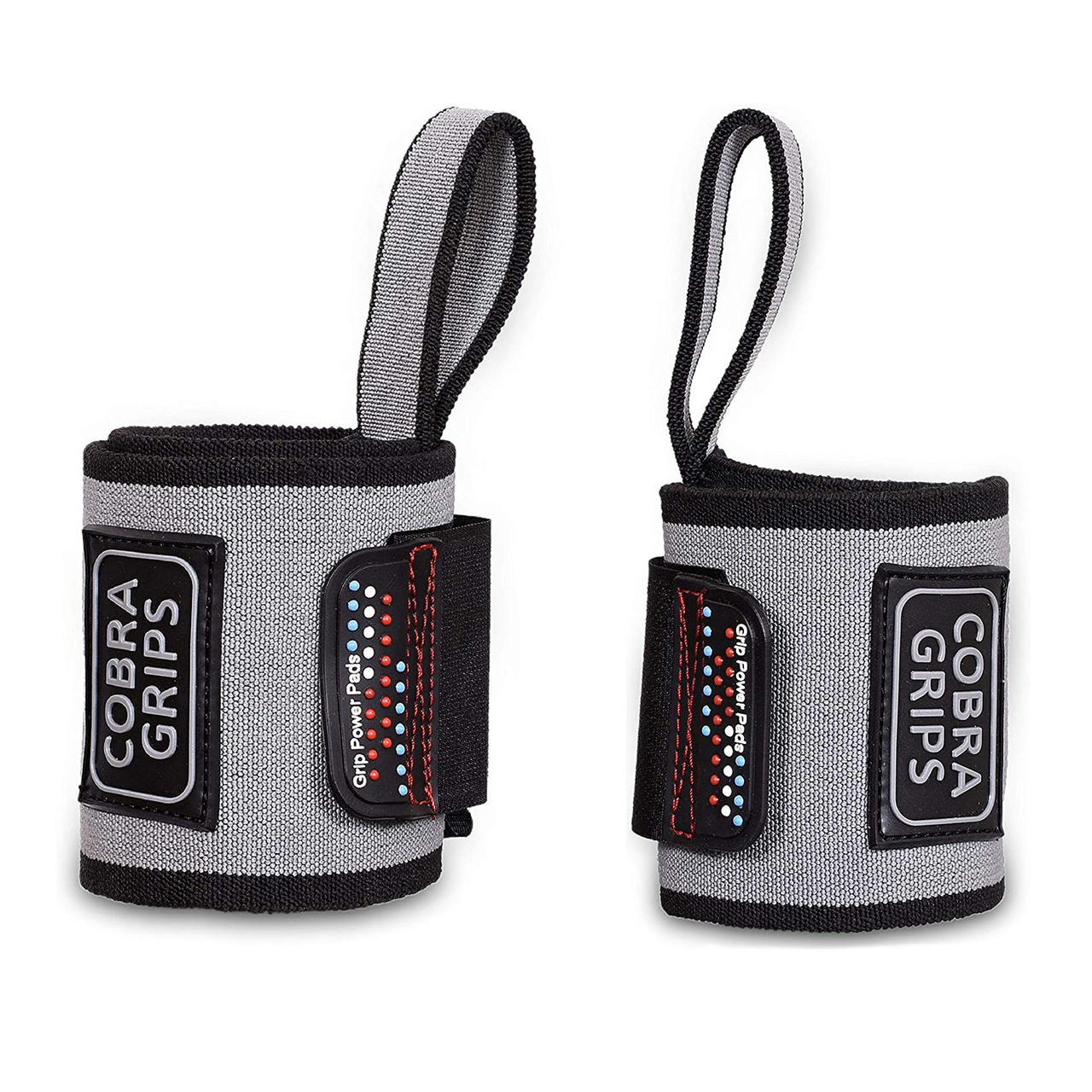 Бинти для зап'ясть (кистьові бинти) Grip Power Pads Cobra Grips Deluxe Wrist Wraps - фото 1 - id-p1142651691