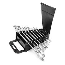 Набір комбінованих ключів ріжково-накидних 8 од., 8-19 мм Cr-V INTERTOOL, фото 4