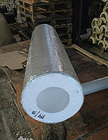 Утеплитель из пенопласта (пенополистирола) фольгированная для труб Ø 110 мм толщиной 80 мм