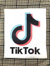 Нашивка Тік Ток/Tik tok 225х265 мм