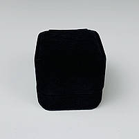 Подарунковий оксамитовий футляр для кілець (коробочка преміум якості), фото 4