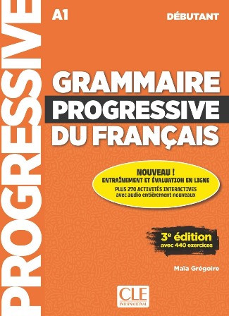 Grammaire Progressive du Français 3e Édition Débutant Livre avec CD audio