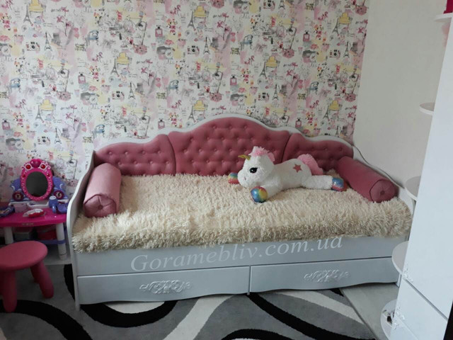 На фото: детская кровать "Ассоль", отзыв наших покупателей