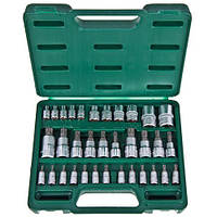 HANS. Набір торцевих головок 1/2",3/8", 1/4" внутрішній і зовнішній ТОRX 34подм.