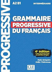 Grammaire Progressive du Français 4e Édition Intermédiaire Livre avec CD audio