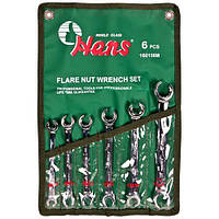 HANS. Набір ключів розрізних 8х10 — 17х19 мм,6 перед.  (160156M)