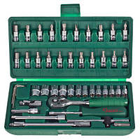 HANS. Набір торцевих головок 1/4", 46 передм.   (2646MB)