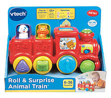 Каталка VTech поїзд з тваринами roll & surprise animal train