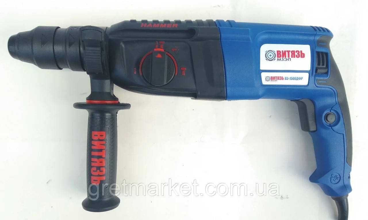 Перфоратор Витязь ПЕ-1500ДФР, фото 1