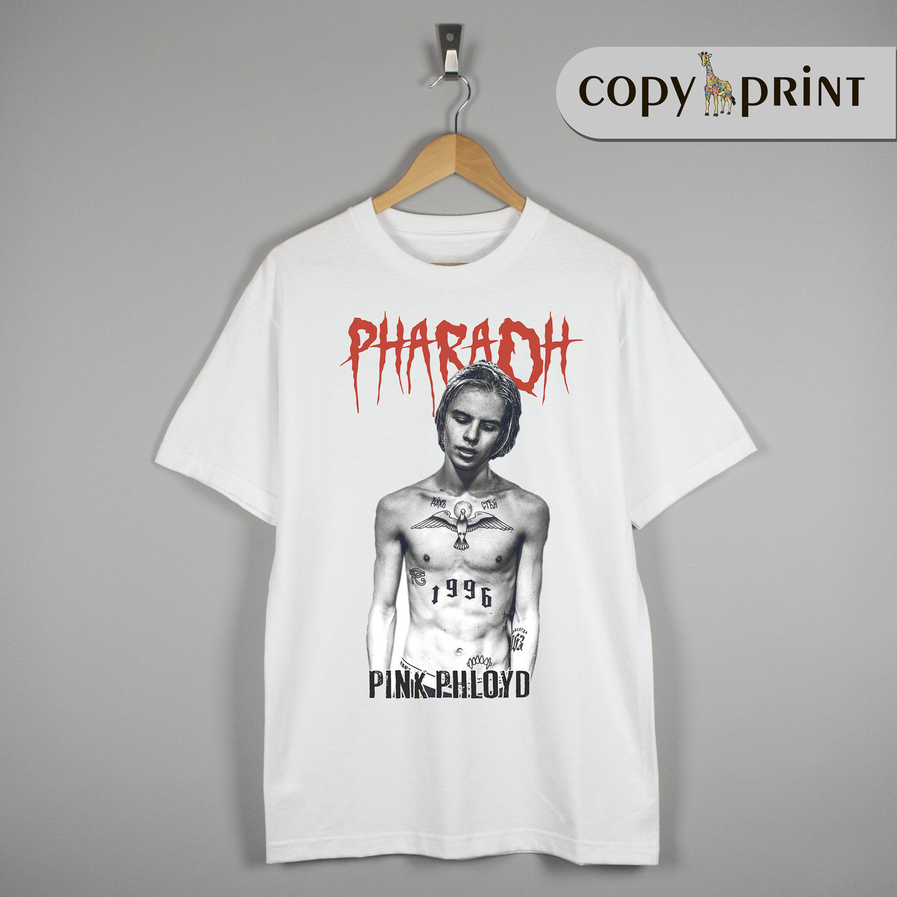 Футболка: Pharaoh (Фараон, репер) (Макет No2)