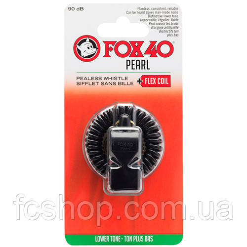 Свисток FOX 40 Original Whistle Pearl Safety 9702-0005, Чорний, Розмір (EU) — 1SIZE