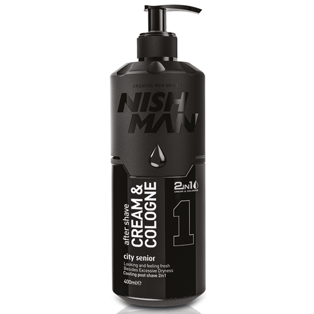 Крем-ковдран 2в1 Сіті Сеньор Nishman After Shave Cream + Cologne 2in1 400 мл