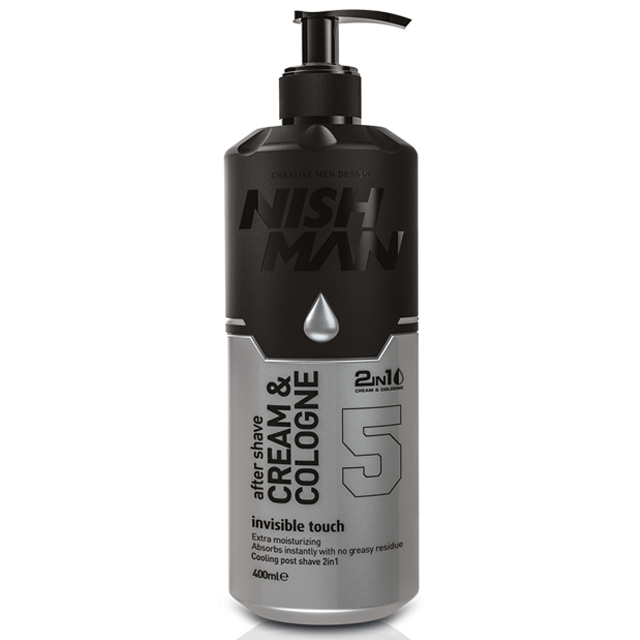 Крем-одеколон 2 в 1 Инвізибл Тач NISHMAN AFTER SHAVE CREAM + COLOGNE 2in1 400 Мл