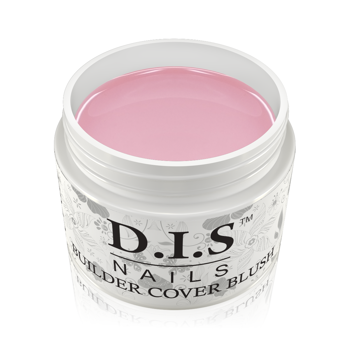 DIS 1-фазний гель BUILDER COVER BLUSH (Камуфлює рожевий з відтінком персика) 30 гр., густий