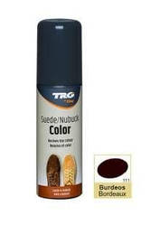 Крем-фарба бордова для замші та нубуку Trg Nubuck Color, 75 мл No111