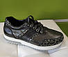 STTOPA Розмір 36-23,5 см. Кросівки з натуральної шкіри шкіряні. 142-3641 Чорні Сірі, фото 3
