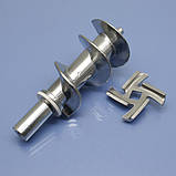 Оригінал шнек та ніж для м'ясорубки Atlanta ATH-375, фото 4