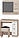 Трюмо комплект Соната ЕВЕРЕСТ Венге темний + Білий (80х38х154.5 см)., фото 4