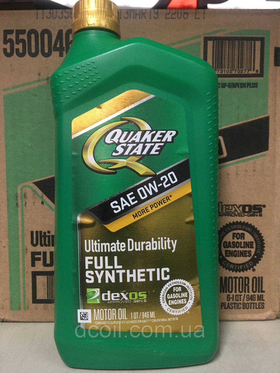 Моторна олива QUAKER STATE FULL SYNTHETIC 0w-20