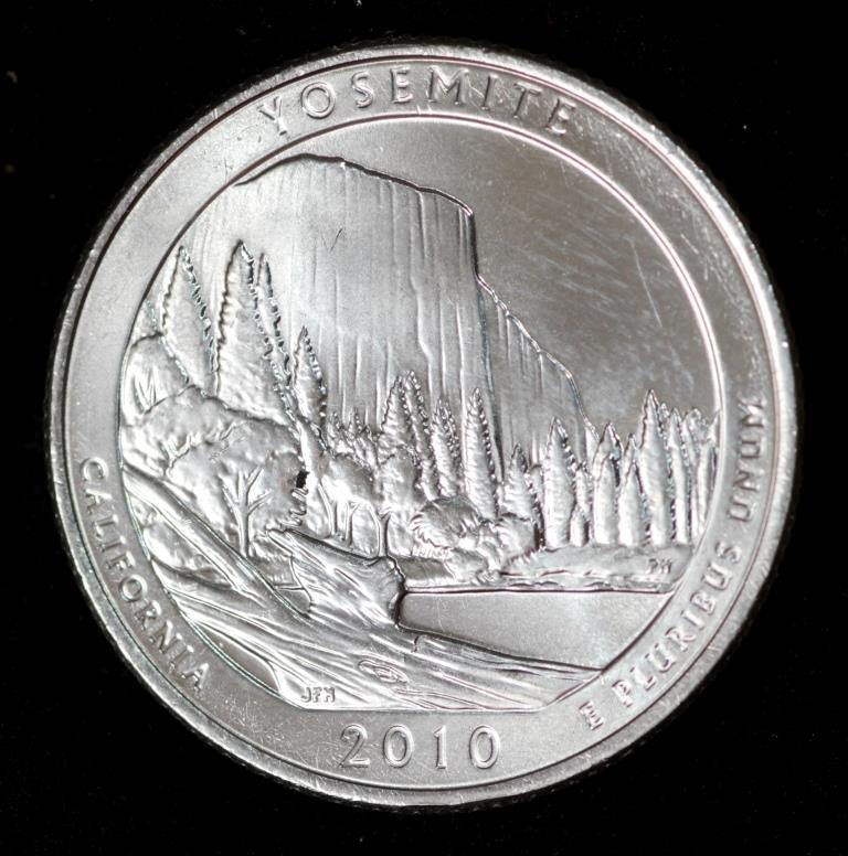Монета США 1/4 долара 2010 р. Національний парк Йосеміті