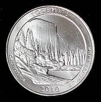 Монета США 1/4 долара 2010 р. Національний парк Йосеміті