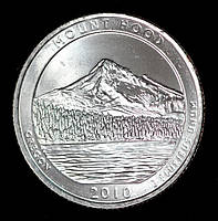 Монета США 25 центів 2010 р. Національний ліс Маунд Худ
