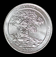 Монета США 25 центів 2013 р. Національний парк Грейт-Бейсин