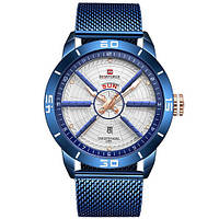 Чоловічі годинники Naviforce NF9155 Blue-White