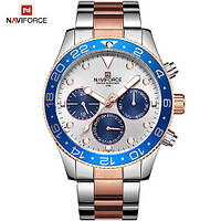 Naviforce NF9147 Silver-Cuprum-Blue