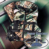 Страхувальний жилет 80-100 кг (рятувальний) з коміром, камуфляж, сертифікований, фото 2