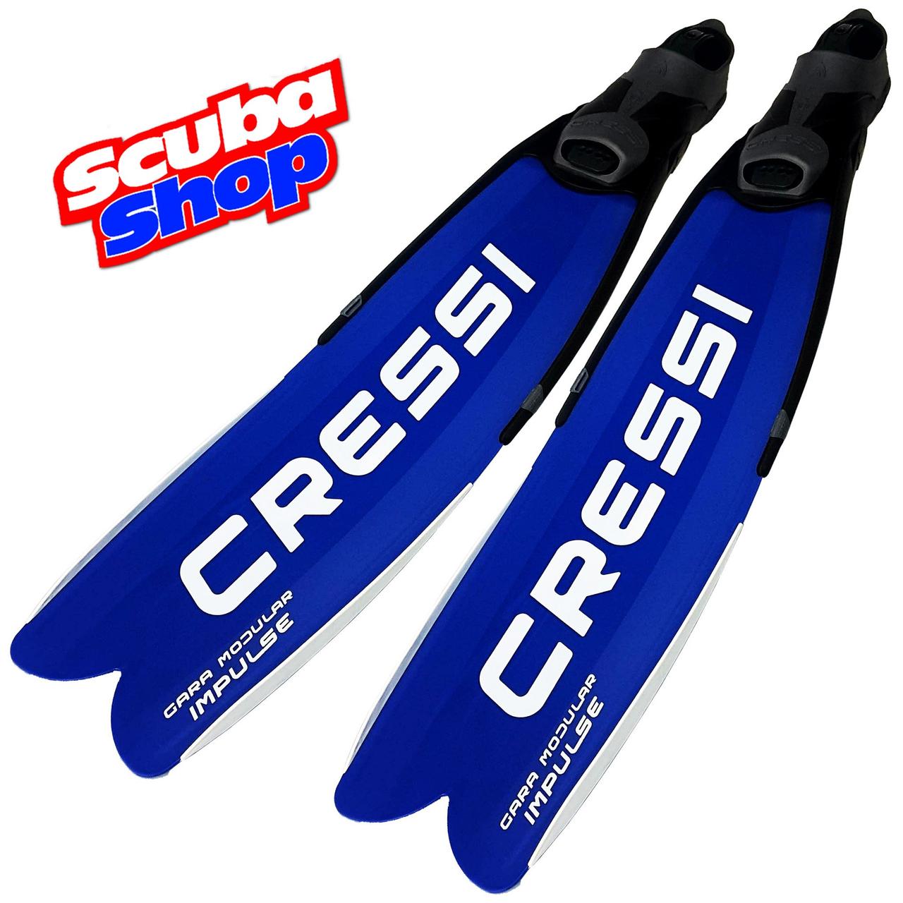 Ласти Cressi Sub Gara Modular Impulse Blue Nary для фрідайвінгу
