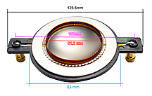 Діафрагма VC 51,2 мм 8Ohm JB52121