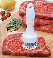 [ОПТ] Прибор для отбивания и размягчения мяса тендейзер Microplane Meat tenderizer цвет белый