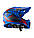 Мотошолом кросовий LS2 MX437 FAST EVO ALPHA BLUE розмір XS (53-54 мм), фото 5