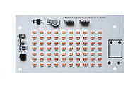 Светодиодный LED фито модуль 50Ватт SMD2835 60Led 220V для растений 130*60mm
