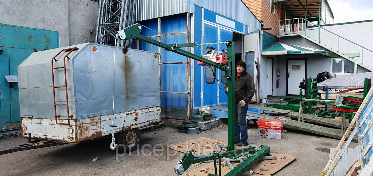 Кран гаражний з електроприводом