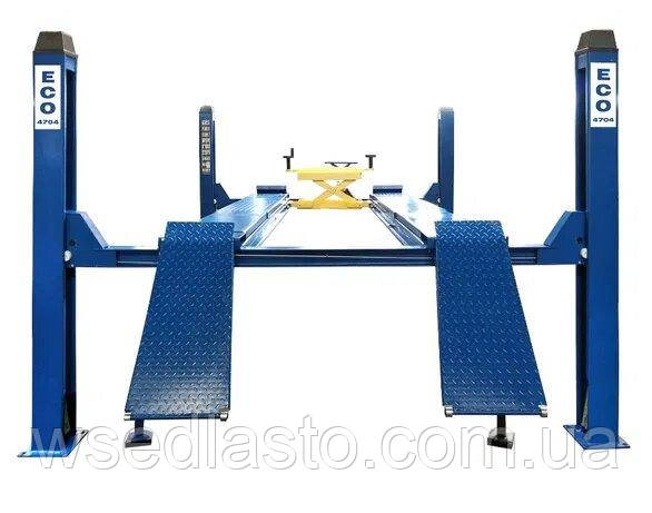 Підйомник чотиристійковий електрогідравлічний ECO4704 (4т)