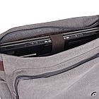 Сумка чоловіча Jiapeng месенджер сіра 556832G, фото 6