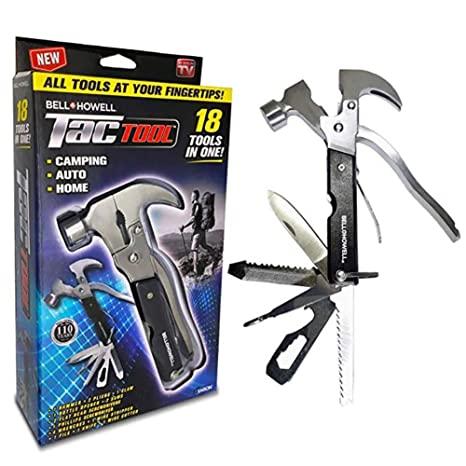 [ОПТ] Інструмент мультитул tac tool 18 in 1, Туристичний багатофункціональний інструмент молоток-цвяхотяг