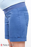 Шорти для вагітних MENDIE SH-20.021 блакитні, Юла мама, фото 4