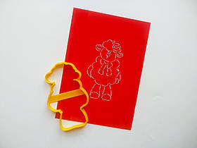 3D формочки-вирубки для пряників "Овечка 13"