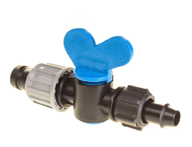 Кран стартовий з піджимом для крапельної стрічки Santehplast IMK-04, фото 1