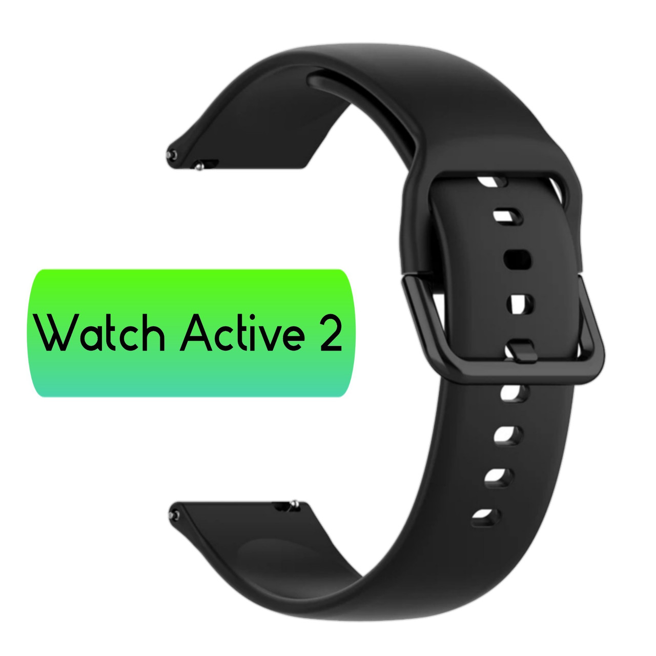 Ремінець для Galaxy Watch Active 2 (AC) Black