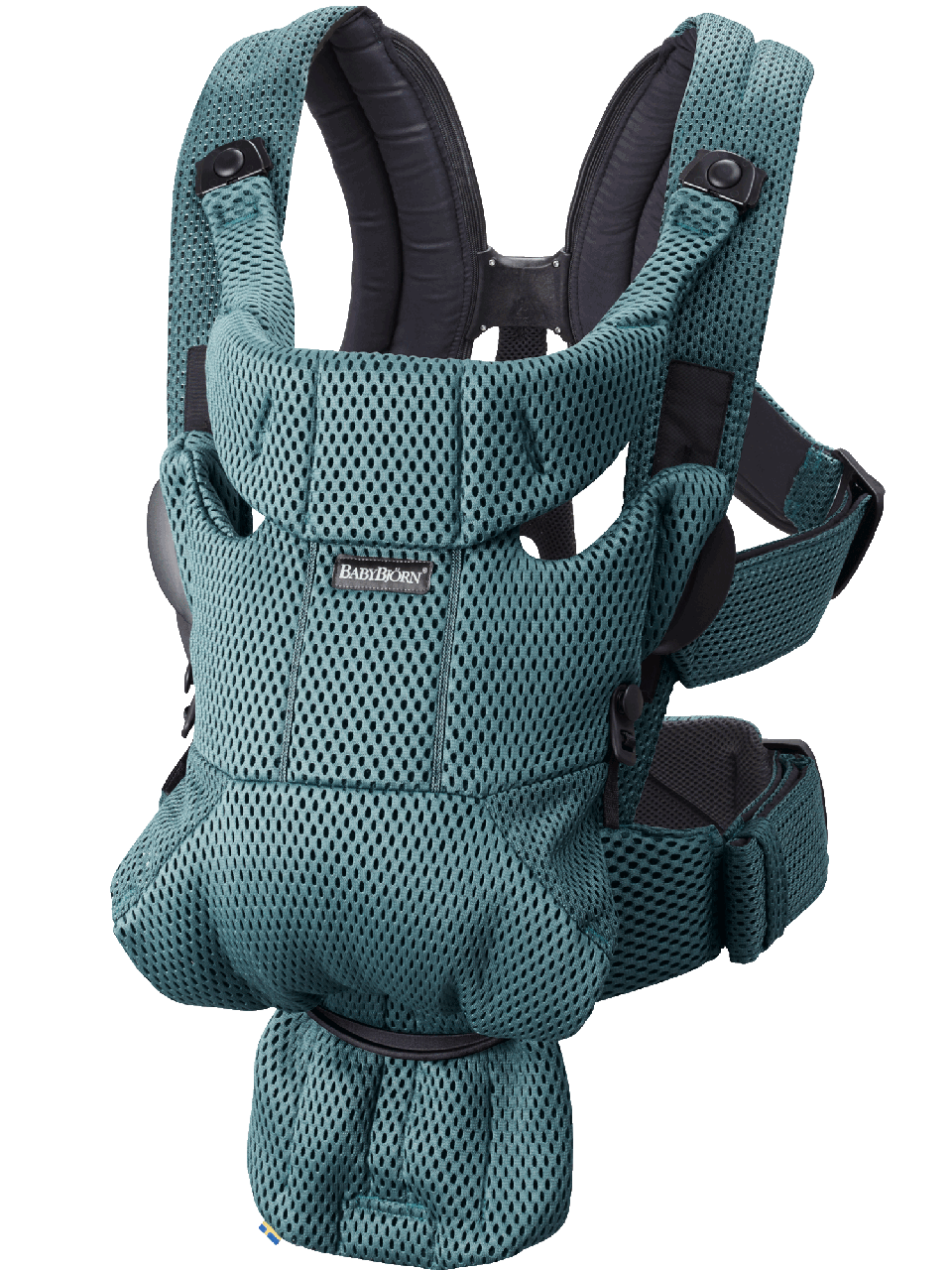 BabyBjorn - Рюкзак-кенгуру Baby Carrier Move 3D Mesh, Sage Green (сіро-зелений)