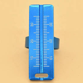 Лінійка ендодонтична (металева) на палець із кільцем FlayDent