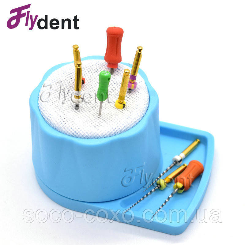 Пластмасовый files cleaned stand (blue)