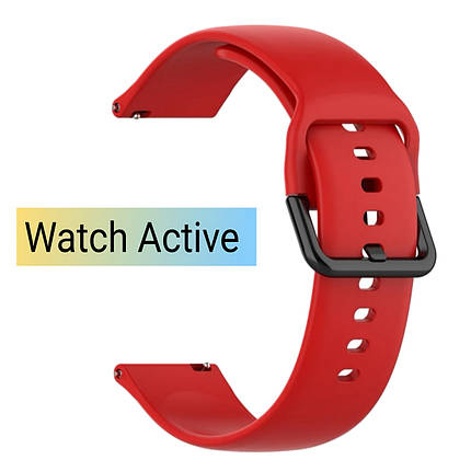 Ремінець для Galaxy Watch Active (AC) Red, фото 1