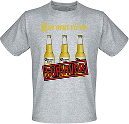 Футболка Beer "Corona Extra" (меланж)